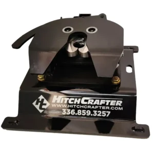 ISR 5th wheel hitch rail adapter plates for standard industry rail systems and pin-in installation