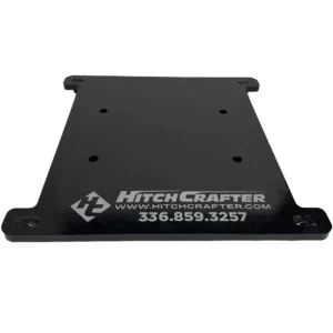 ISR adapter plate only for fifth wheel hitch compatibility with industry-standard base rails